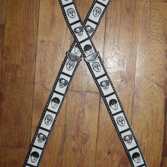 Vintage 3 Stooges Cycling Jersey L/XL + 1992 Suspenders - Picture 3 of 11